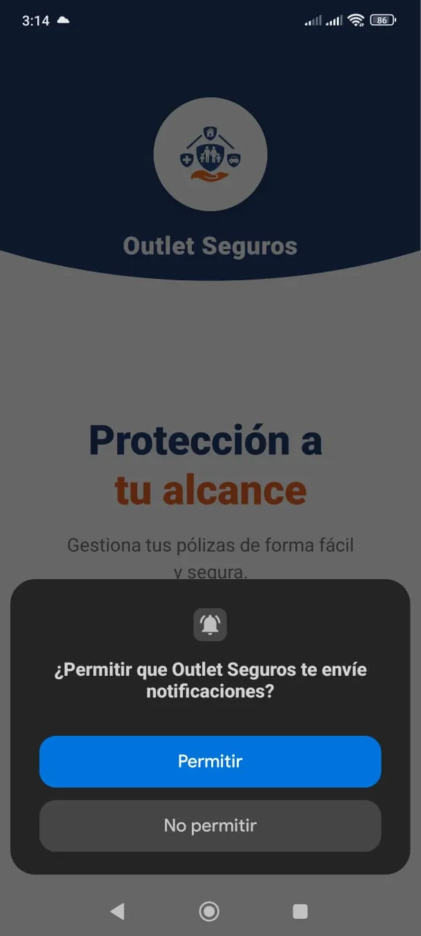 Outlet Seguros — App Móvil de Pólizas — captura 2