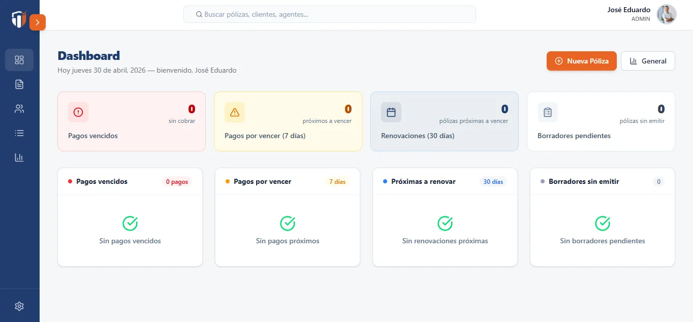 SIAS — Sistema Integral de Administración de Seguros — captura 2